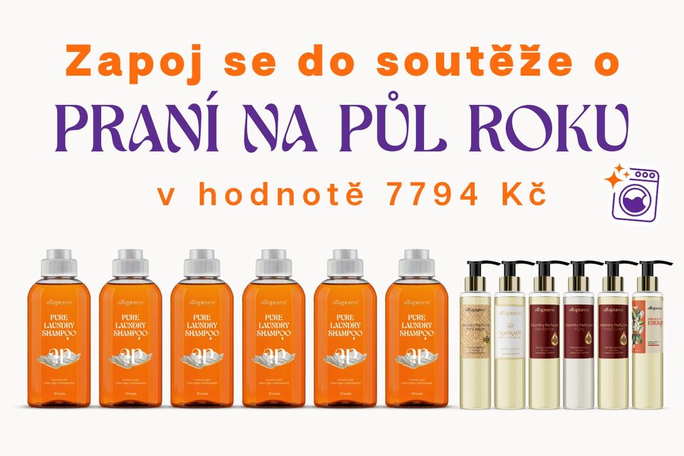 Zapoj se do soutěže o praní na půl roku v hodnotě 7794 Kč