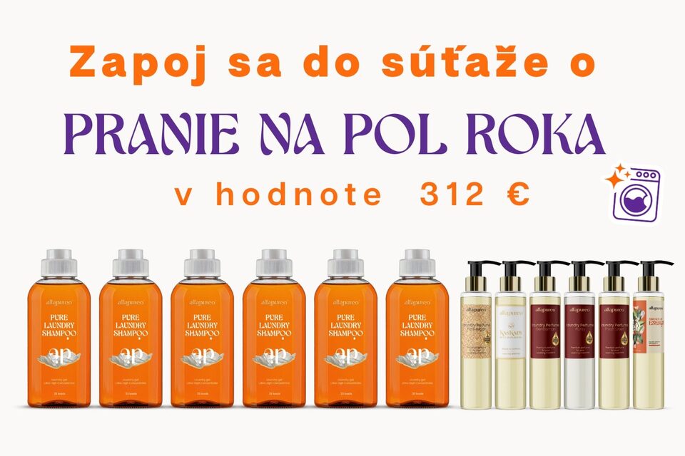 Zapoj se do soutěže o praní na půl roku v hodnotě 7794 Kč