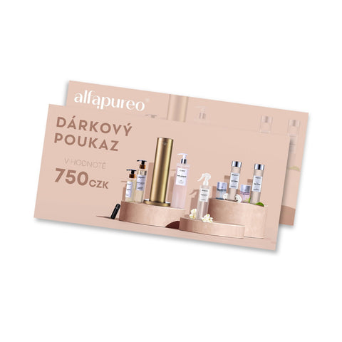 Dárkový poukaz v hodnotě 750 Kč