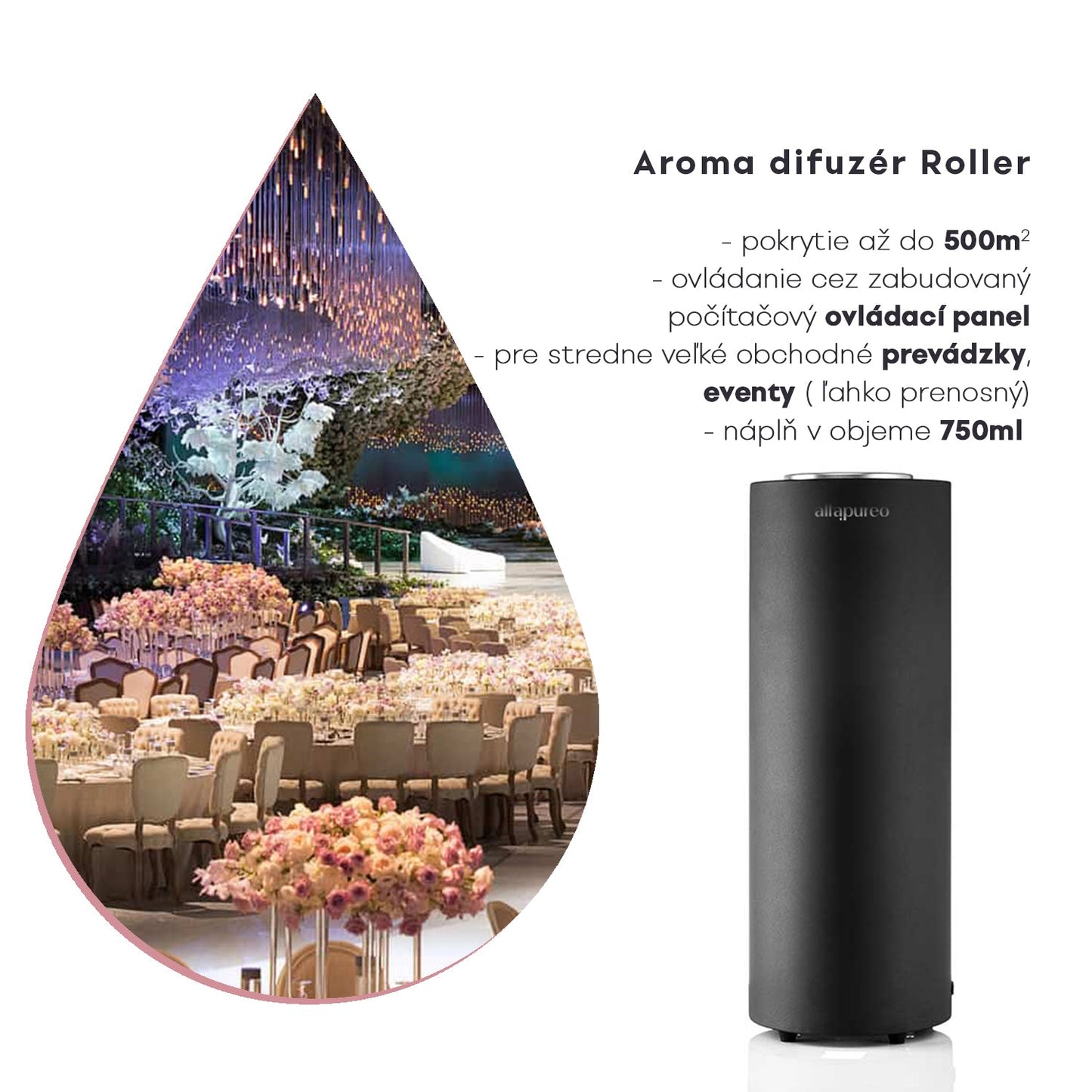 Aroma difuzér Roller